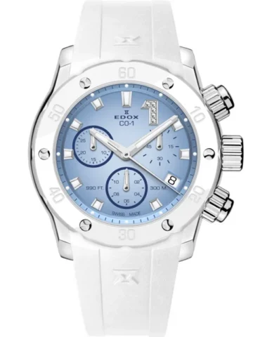 10255-3bcab-bucidn EDOX CO-1 Chronolady 10255-3BCAB-BUCIDN