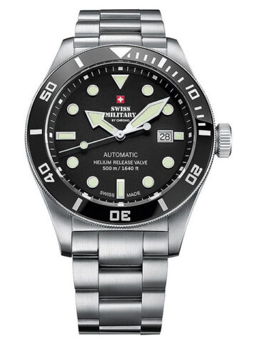 65-6 SWISS MILITARY BY CHRONO AUTOMATIC DIVER 500 SMA34075.01