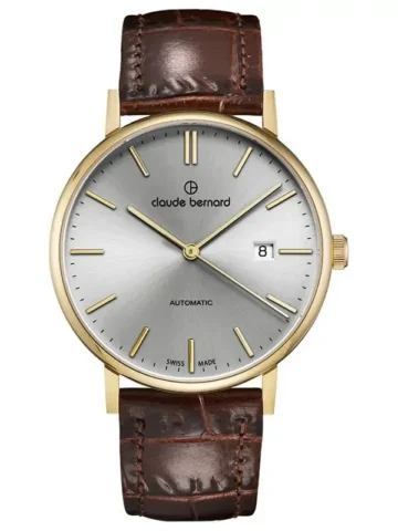 80102-37j-aid CLAUDE BERNARD SLIM LINE AUTOMATIC 3 HANDS 80102-37J-AID