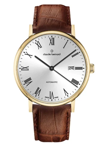 80102-37j-ar CLAUDE BERNARD SLIM LINE AUTOMATIC 3 HANDS 80102-37J-AR