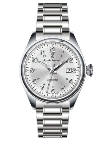 80132-3m-ain CLAUDE BERNARD PROUD HERITAGE AUTOMATIC 3 HANDS WITH SAPPHIRE 80132-3M-AIN