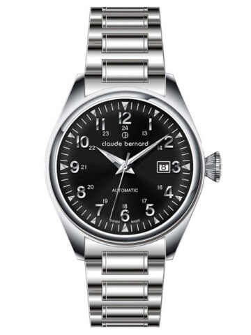 80132-3m-nin CLAUDE BERNARD PROUD HERITAGE AUTOMATIC 3 HANDS WITH SAPPHIRE 80132-3M-NIN